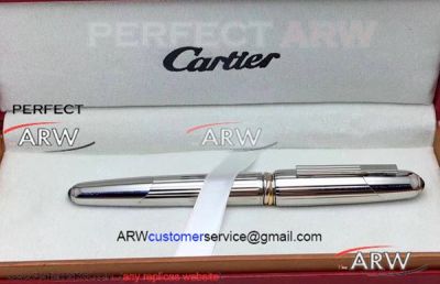 Perfect Replica New Panthere Cartier Rollerball Pen - Stainless Steel For Sale